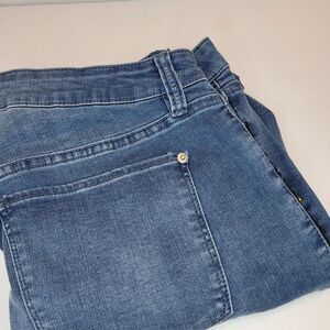 NY & Co. Jeans Sequin Stripe, Size 16,‎ NWT, 27" inseam
